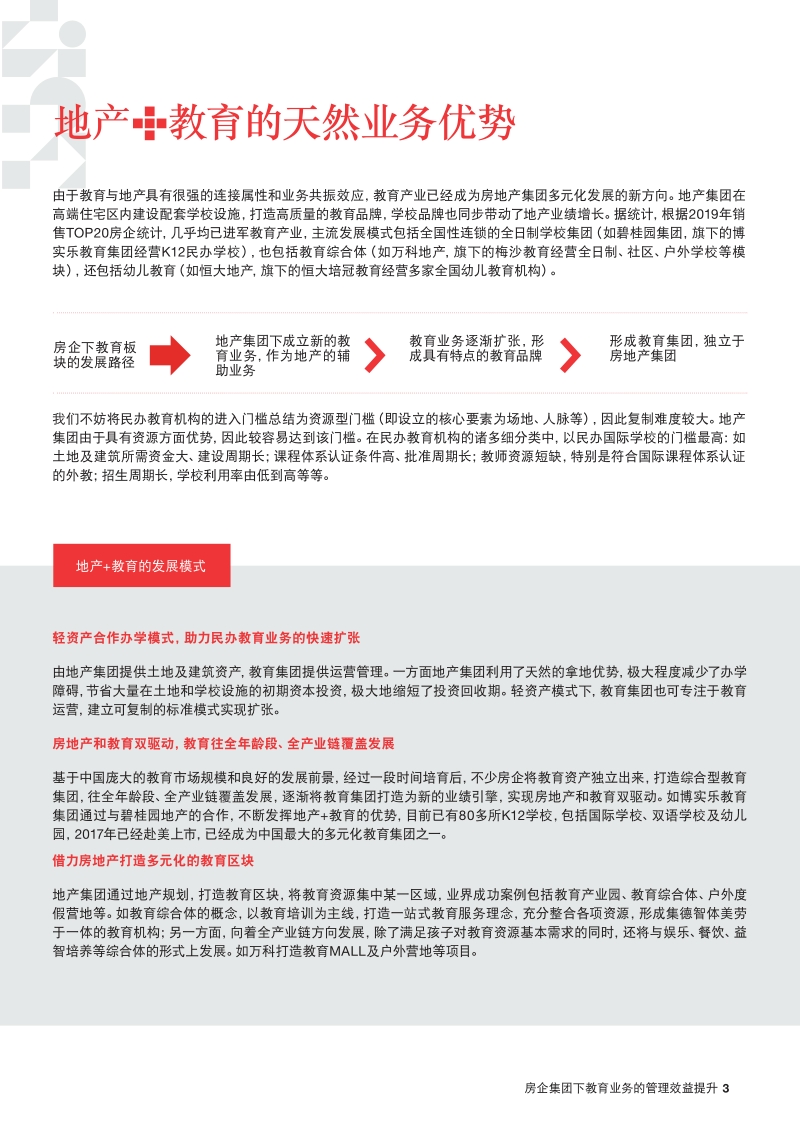 地产+教育：房企集团下教育业务的管理效益提升.pdf_第3页