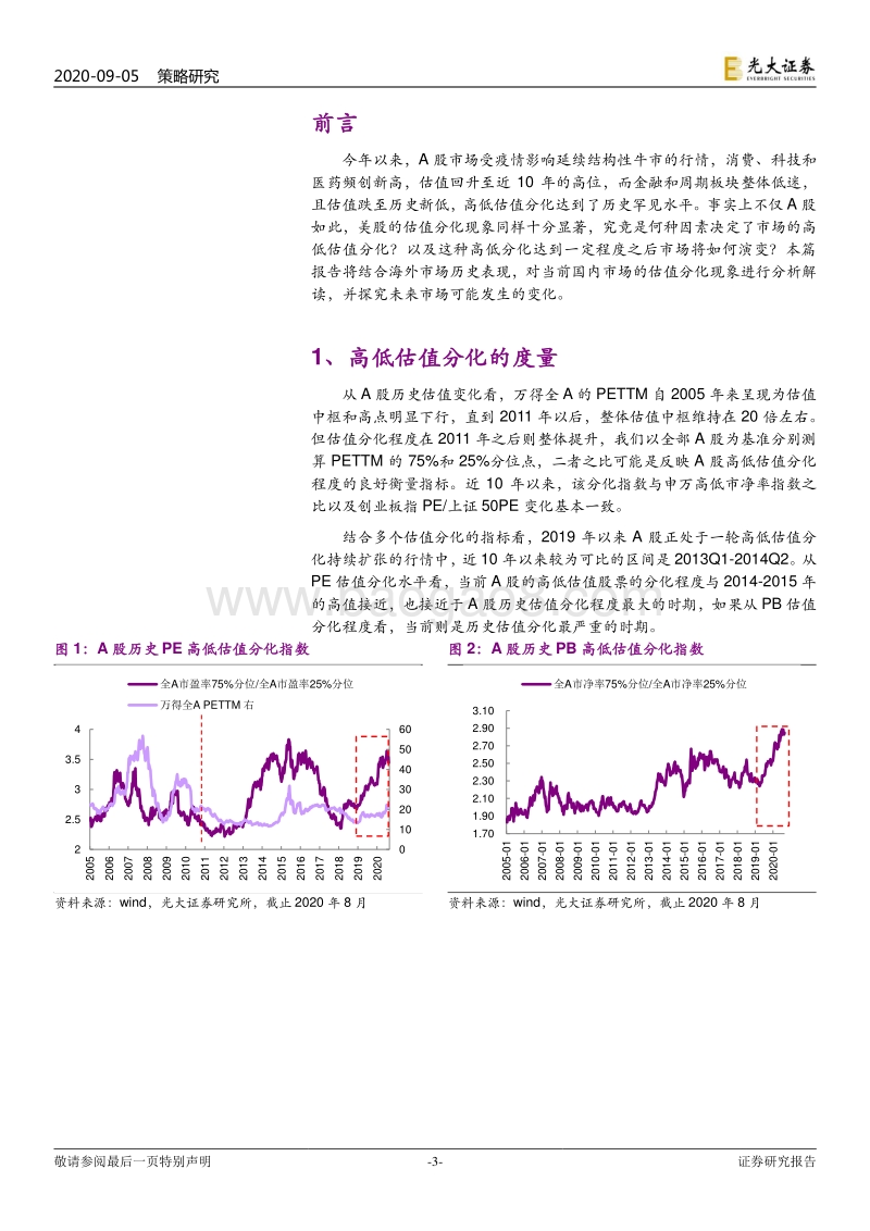基于美日股市历史的比较分析：从国际视角看A股估值分化背后的逻辑.pdf_第3页