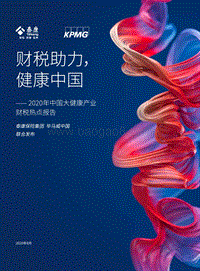 2020年中国大健康产业财税热点报告.pdf