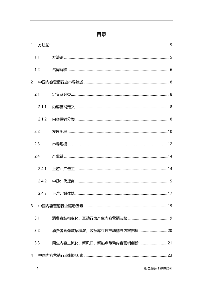 2019年中国内容营销行业市场研究.pdf_第2页