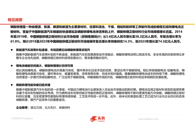 2019年中国磷酸铁锂正极材料行业概览.pdf_第2页
