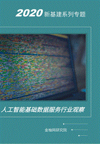 2020新基建系列专题：人工智能基础数据服务行业观察.pdf