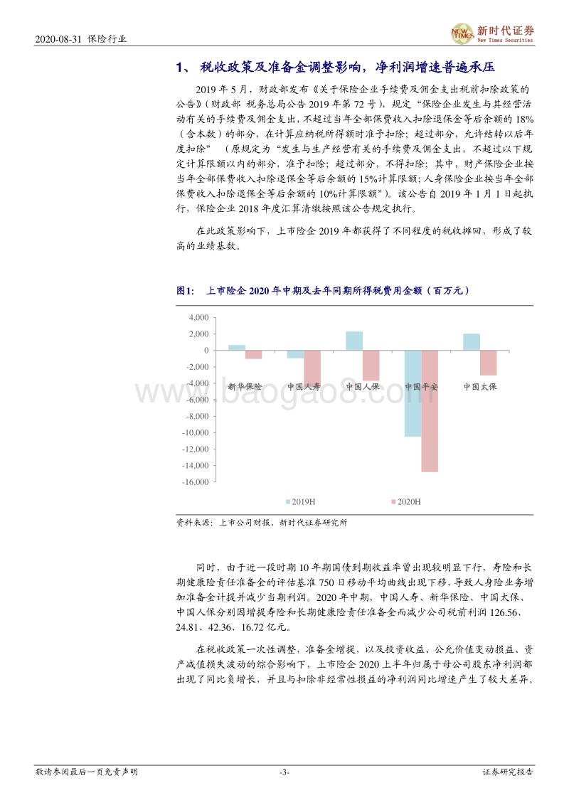 保险行业2020年中报综述.pdf_第3页