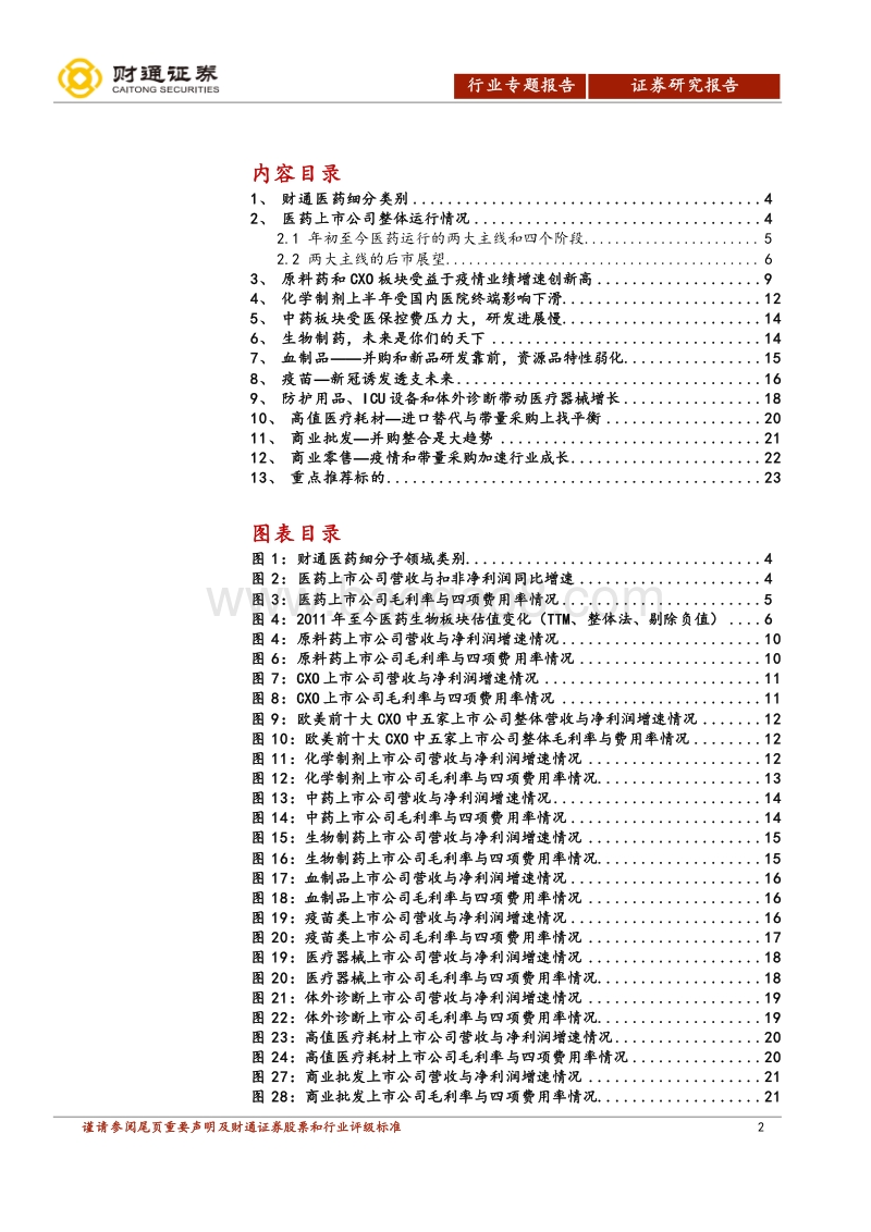 2020医药中报梳理.pdf_第2页
