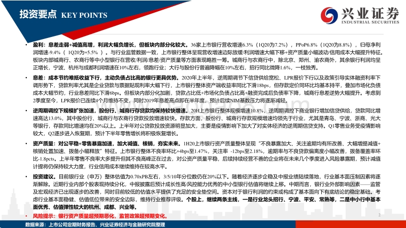 银行2020年半年报综述.pdf_第2页