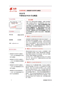2019年中国电池PACK行业概览.pdf
