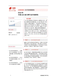 2019年中国LED显示屏行业市场研究.pdf