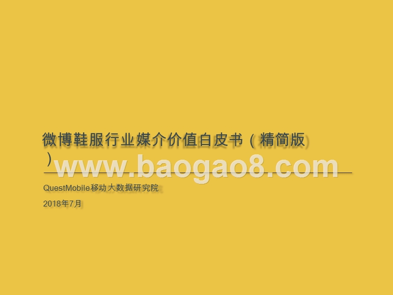 微博鞋服行业媒介价值白皮书.pptx_第1页