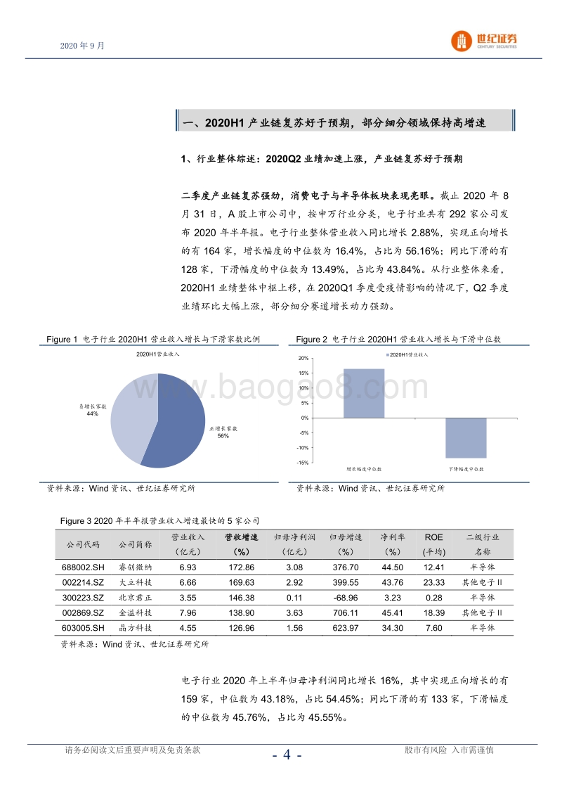 电子行业2020上半年业绩总结.pdf_第5页