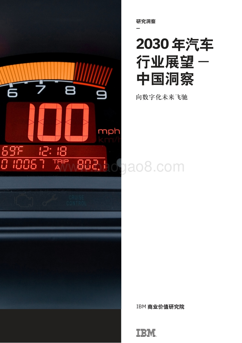 2030年汽车行业展望：向数字化未来飞驰.pdf_第1页