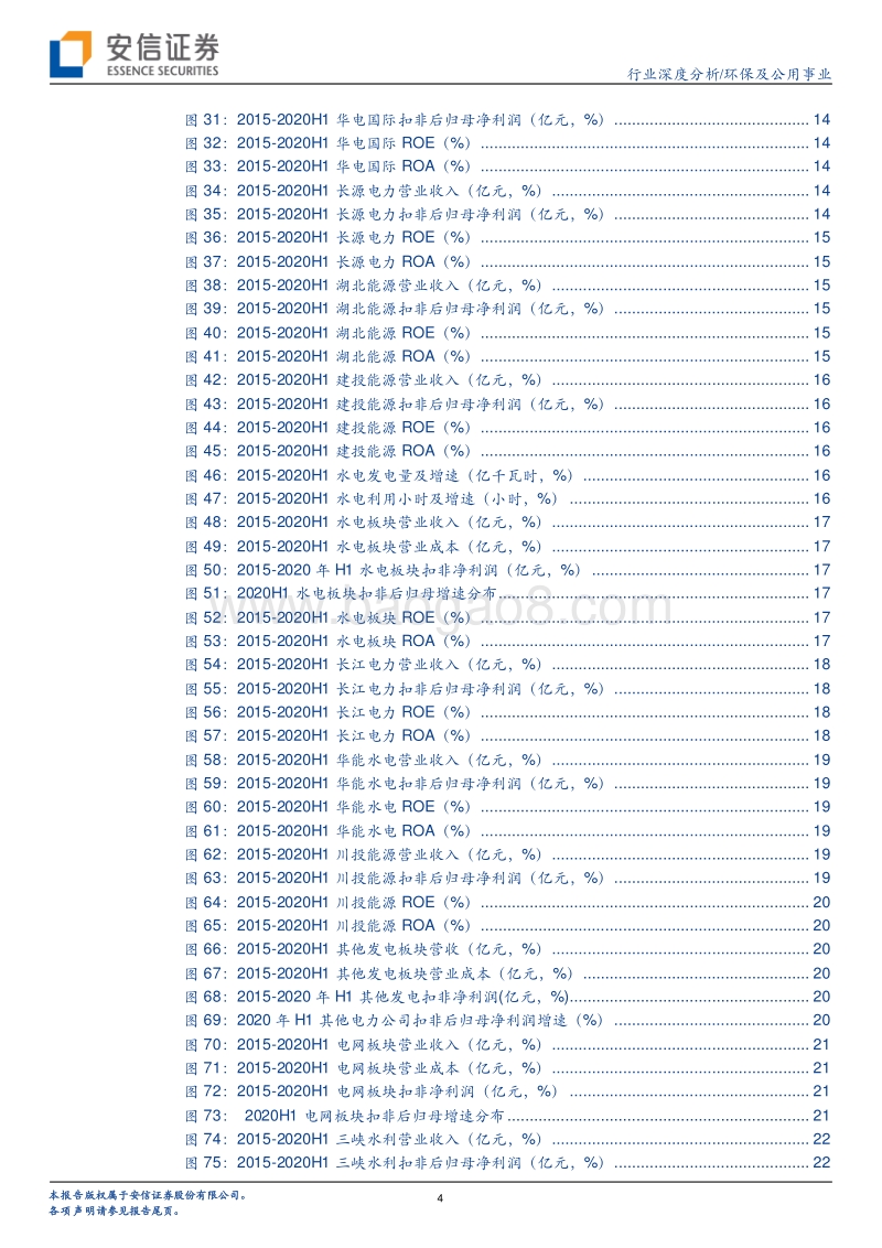 公用事业2020年半年报总结.pdf_第4页