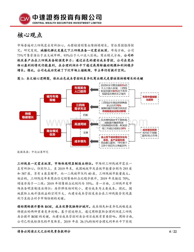 碧桂园深度研究系列之二：成本制胜，解析碧桂园三四线破局之道.pdf_第4页