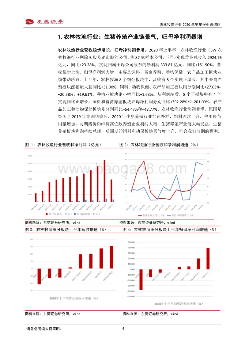农林牧渔行业2020年半年报业绩综述.pdf_第4页