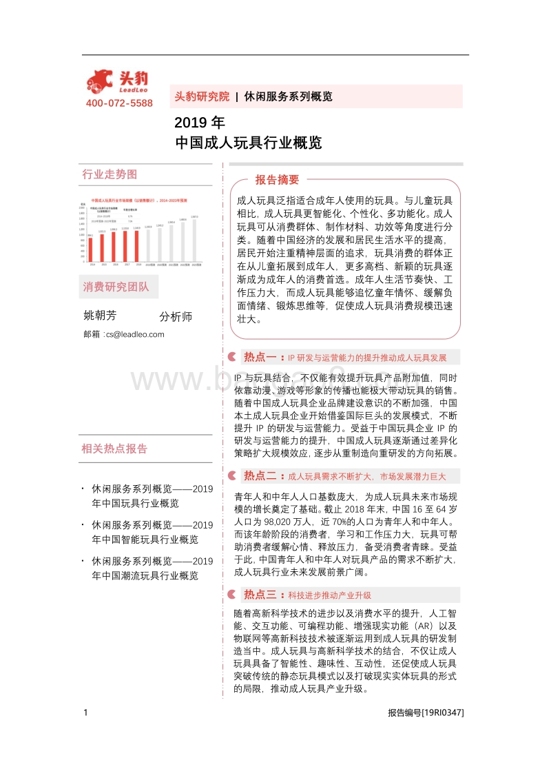 2019年中国成人玩具行业概览.pdf_第1页