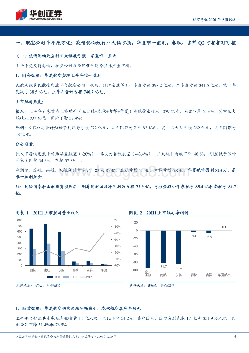 航空行业2020年中报综述.pdf_第4页