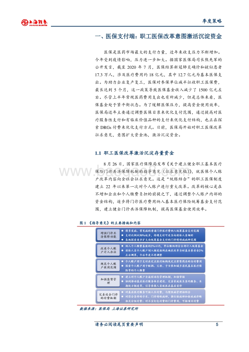 2020年医药行业秋季投资策略.pdf_第5页