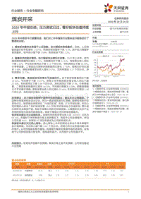 煤炭开采2020年中报总结：压力测试已过，看好板块估值持续上行.pdf