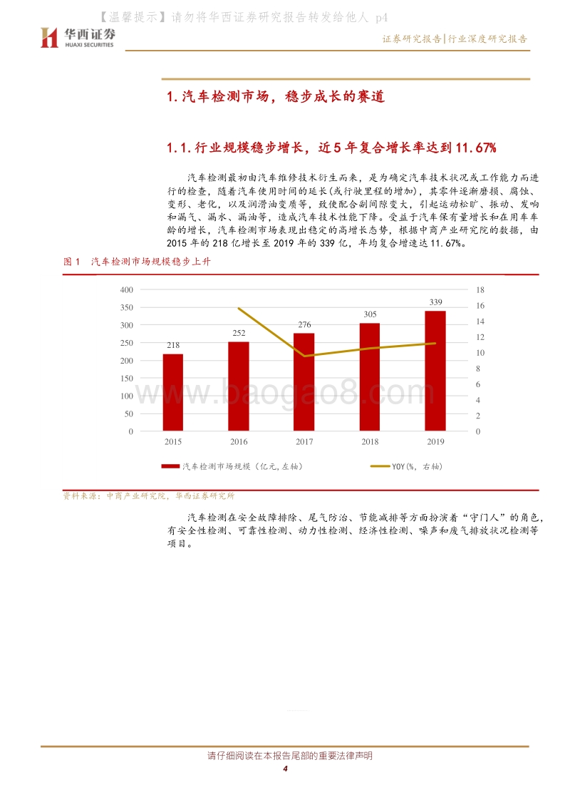 汽车检测行业深度：从国五到国六，汽车检测有望迎东风.pdf_第4页