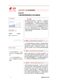 2019年中国导热界面材料行业市场研究.pdf