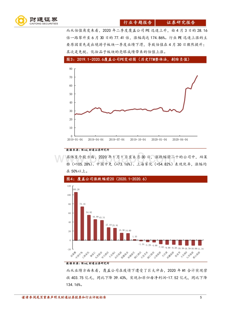 社会服务行业2020年中报分析.pdf_第5页