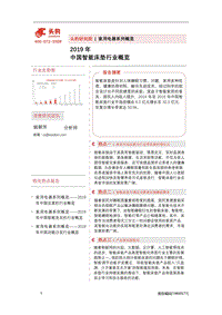 2019年中国智能床垫行业概览.pdf