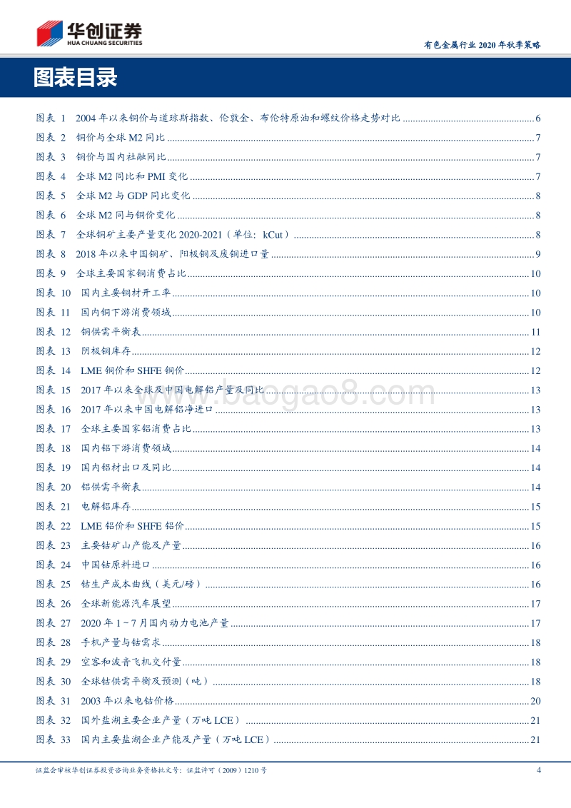 有色金属行业2020年秋季策略：全球经济复苏下有色商品展望.pdf_第4页