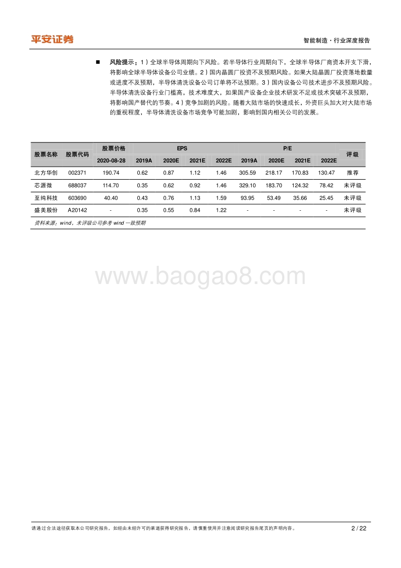 半导体清洗设备：筑芯片良率保障墙，看国产品牌角逐差异化.pdf_第2页