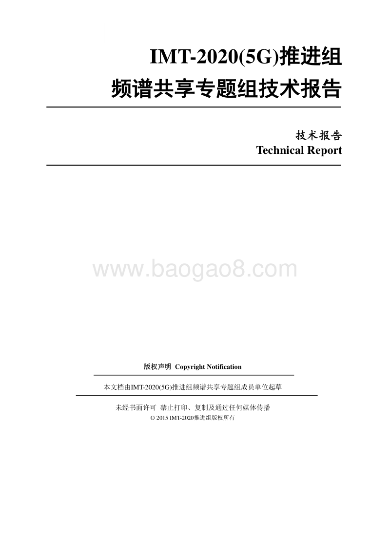 频谱共享专题组技术报告.pdf_第1页