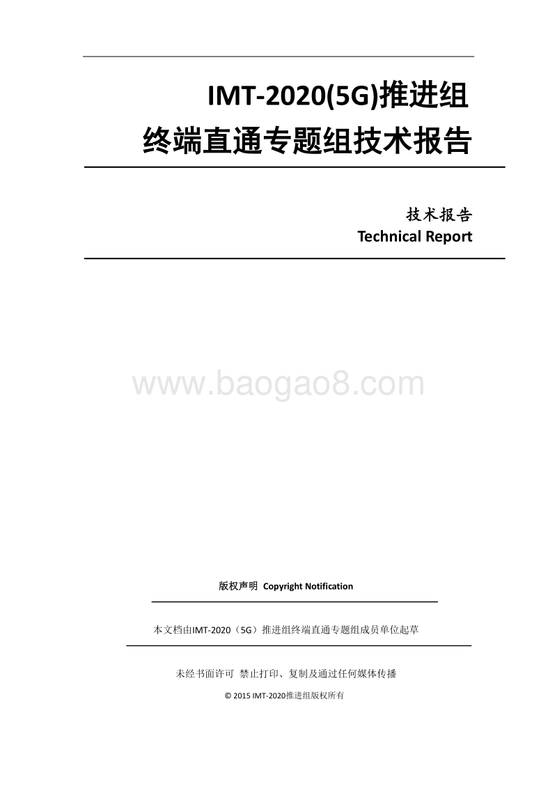 终端直通专题组技术报告.pdf_第1页