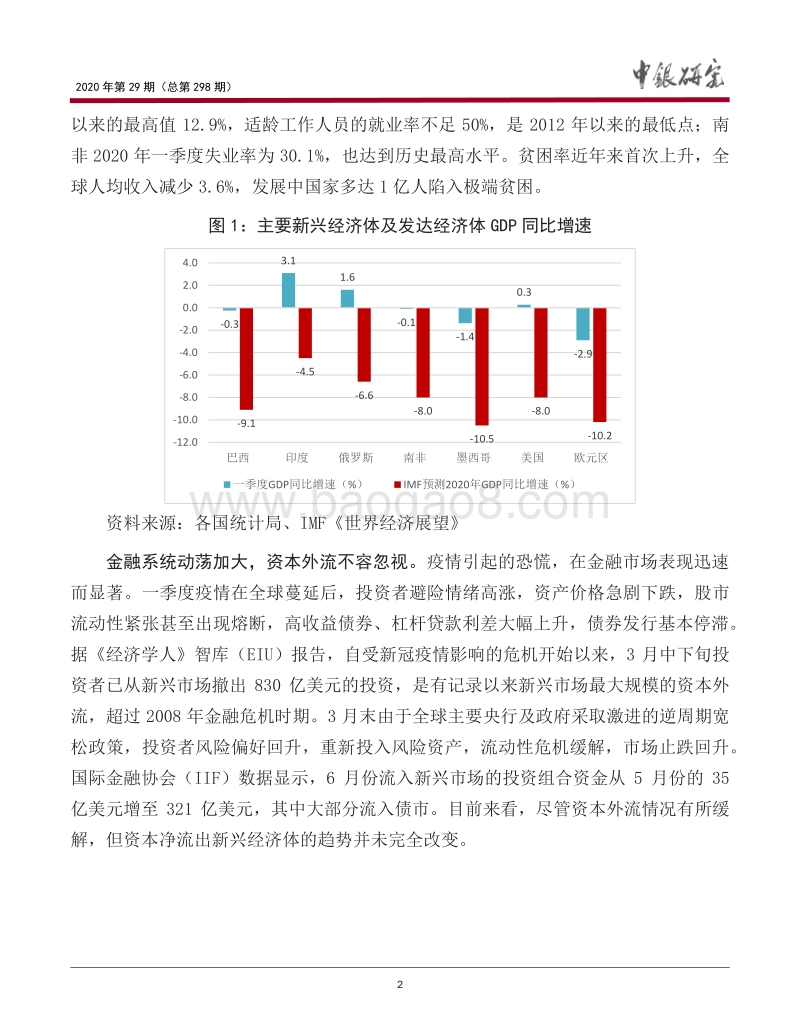 后疫情时期新兴经济体经济金融风险与防范.pdf_第3页