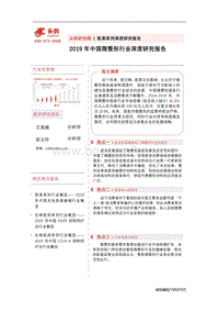 2019年中国微整形行业深度研究报告.pdf