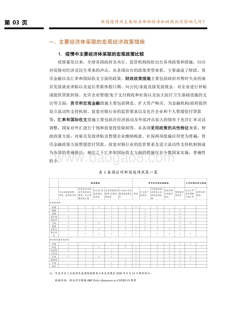 新冠疫情对主要经济体的经济和财政状况影响几何？.pdf_第4页
