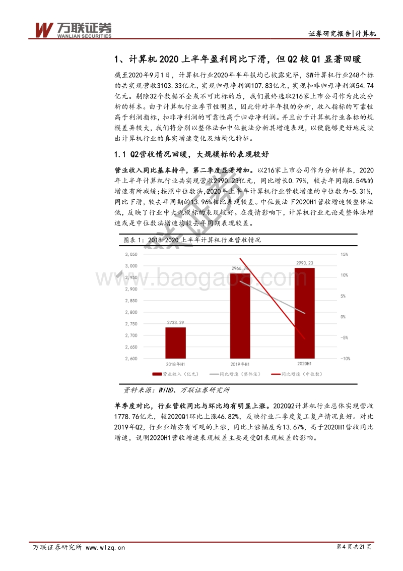 计算机行业2020半年报综述.pdf_第4页