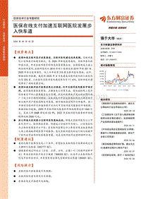 信息技术行业专题研究：医保在线支付加速互联网医院发展步入快车道.pdf