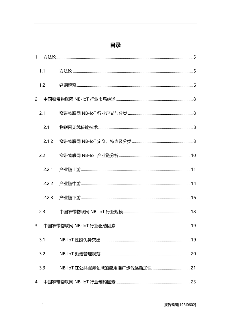 2019年中国窄带物联网NB-loT行业市场研究.pdf_第2页