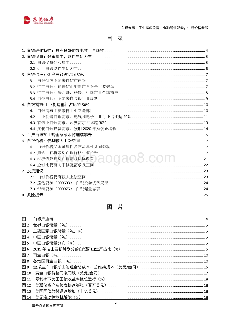 白银专题：工业需求改善，金融属性驱动，中期价格看涨.pdf_第2页