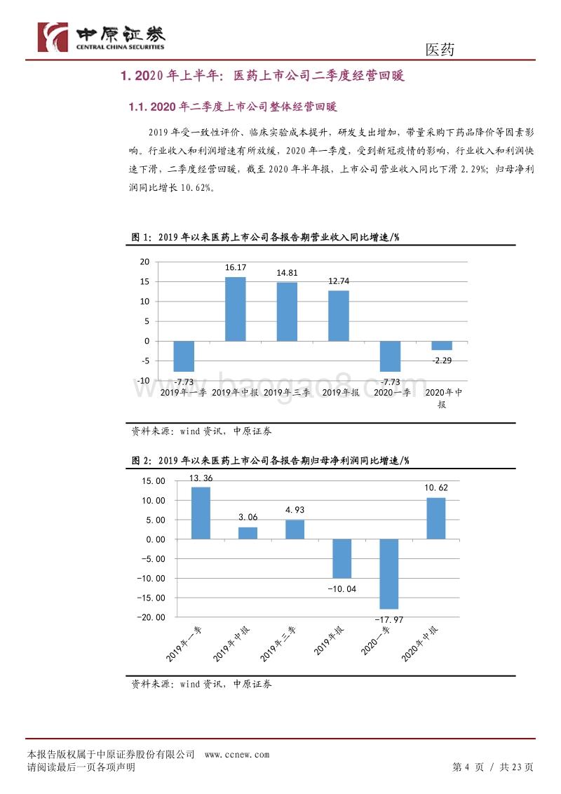 换个角度看医药：从财务指标和估值来挖掘医药领域的投资机会.pdf_第4页