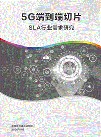 5G端到端切片SLA行业需求研究.pdf