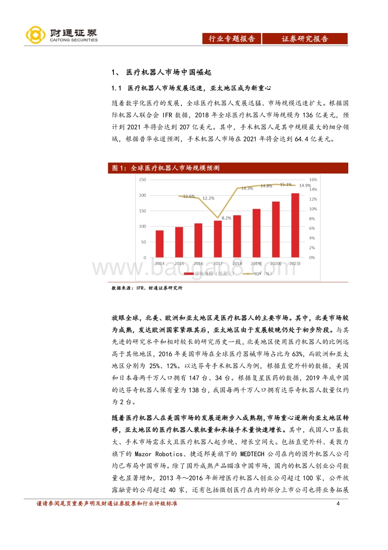 医疗机器人行业专题报告：骨科手术机器人迎来发展大时代.pdf_第4页