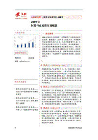 2019年制药行业投资市场概览.pdf