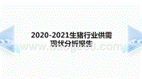 2020-2021生猪行业供需现状分析报告.pptx