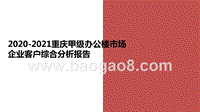 2020-2021重庆甲级办公楼市场企业客户综合分析报告.pptx