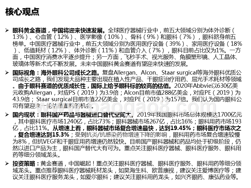 2020-2021眼科行业投资前景研究报告.pptx_第2页