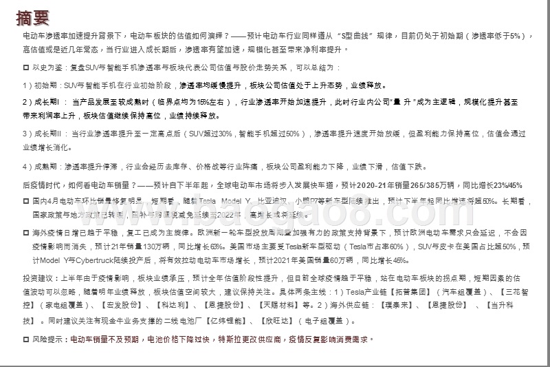 2020-2021电动车估值与基本面展望分析报告.pptx_第2页