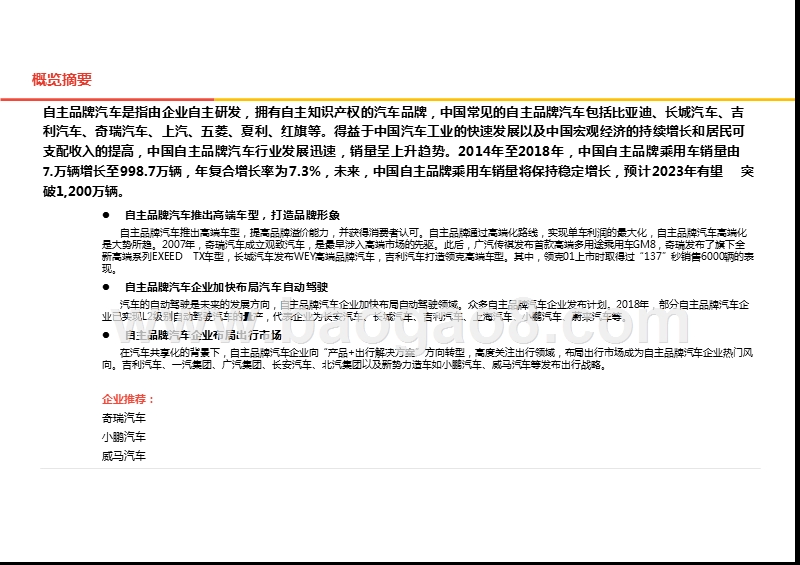 2019-2020中国自主品牌汽车行业综合分析报告.pptx_第2页