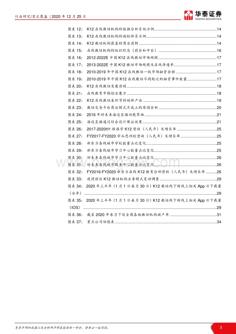 K12教育行业深度研究之在线篇：互联网重构K12教培的逻辑和路径.pdf_第3页