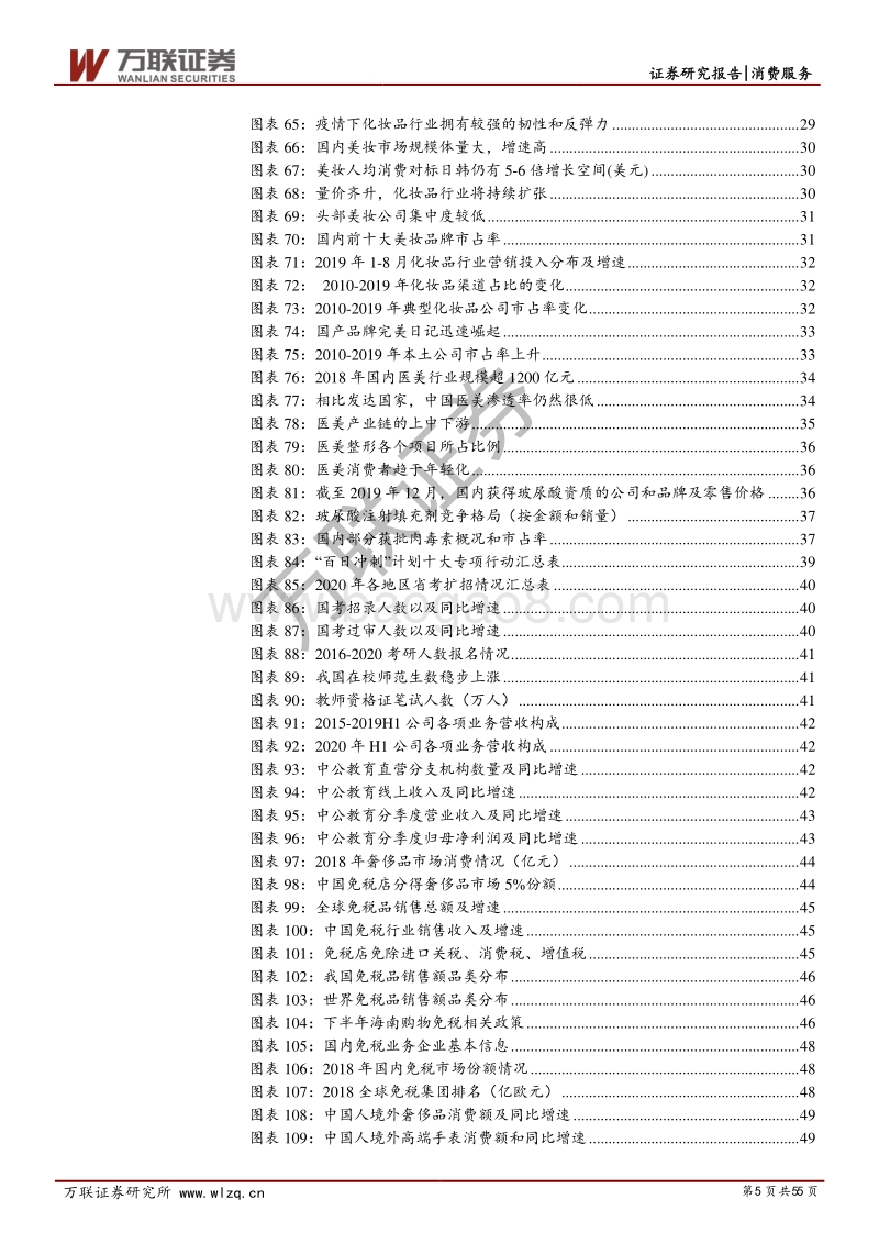 消费服务行业2021年投资策略报告：把握顺周期、高景气度、消费回流三条投资主线.pdf_第5页