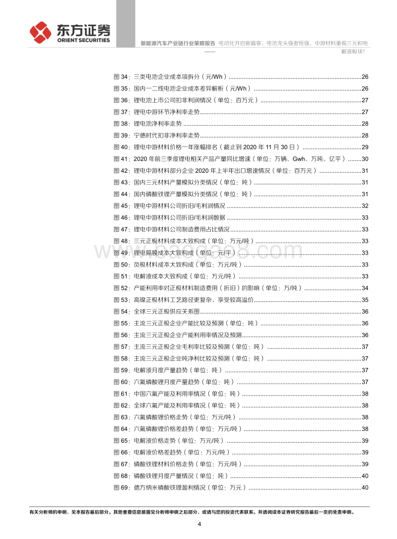 新能源汽车产业链行业：电动化开启新篇章，电池龙头强者恒强，中游材料重视三元和电解液板块！.pdf_第4页