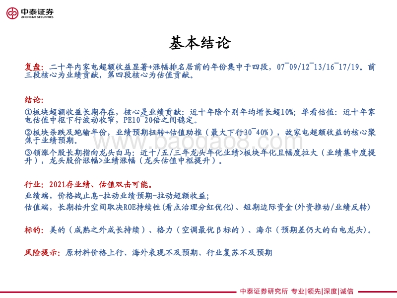 家电行业2021年投资策略：为什么看好白电.pdf_第2页