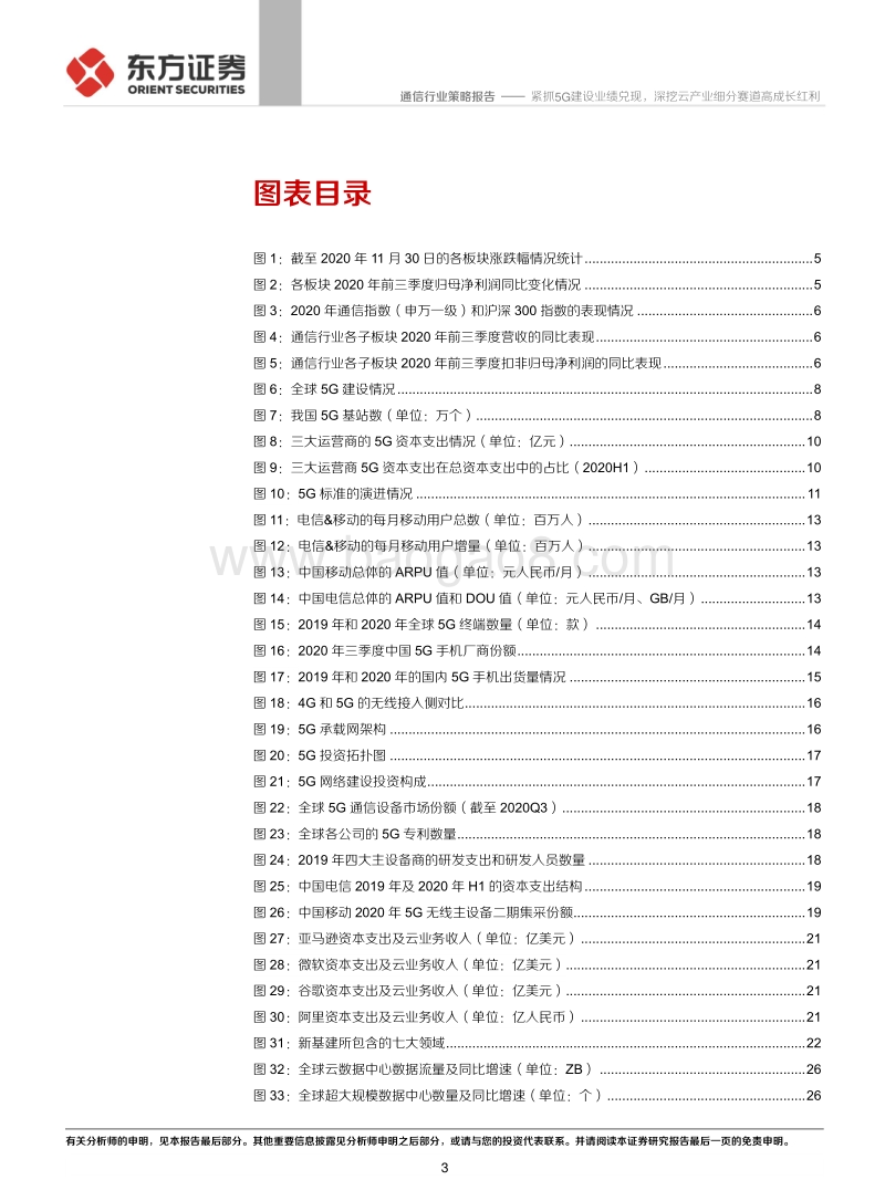 2021年度通信行业投资策略：紧抓5G建设业绩兑现，深挖云产业细分赛道高成长红利.pdf_第3页
